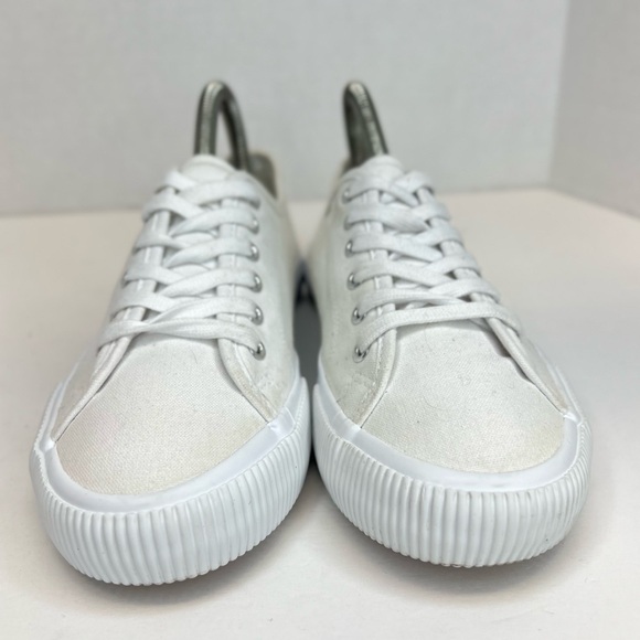Hurley Ceta Womens Sneakers Casual Canvas Lace Up White Size 6.5M No Box XLNT! - Picture 4 of 16